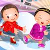 Baby Ice-skating Dress Up game