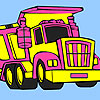 Big garbage truck coloring game