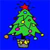 Christhmas Tree colouring game