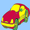 Concept style car coloring game