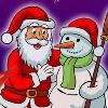 Color the Santa game
