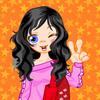 Cute girl goes to school game