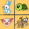 Cute animal matching game