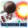 Destruction maze game