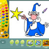 Fantasy coloring pages game