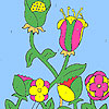 Flowers in the farm coloring game