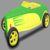 Historic open top car coloring game