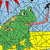 Hungry frog coloring game