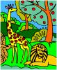 jungle coloring game