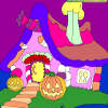 Kids coloring Halloween game