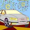 Kids coloring Super Car game