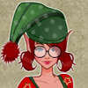 Little christmas elf dress up game