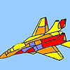 Modern war plane coloring game