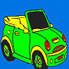 Open sports car coloring game