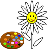 Paint me flower game