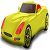 Red seater car coloring game