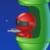 Robots shoot the balloon game