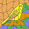 Yellow sparrow coloring game